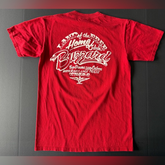 Vintage 90's Big Dave's Dam Saloon Graphic Tee - Size SMALL - Picture 6 of 7